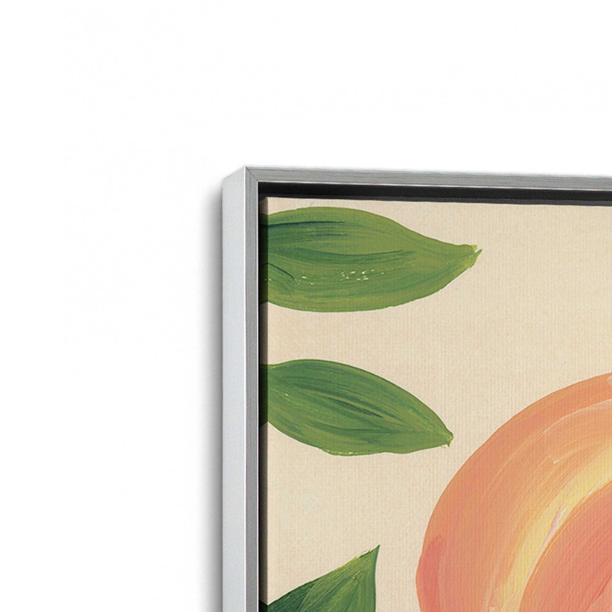 [Color:Polished Chrome], Picture of art in a Polished Chrome frame at an angle