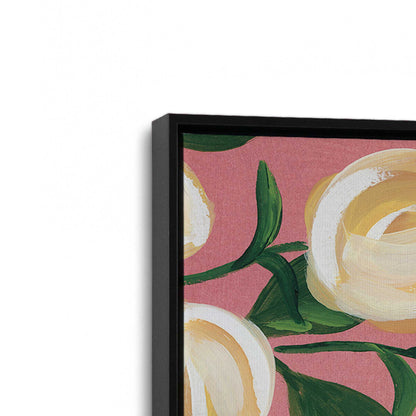 [Color:Satin Black], Picture of art in a Satin Black frame at an angle