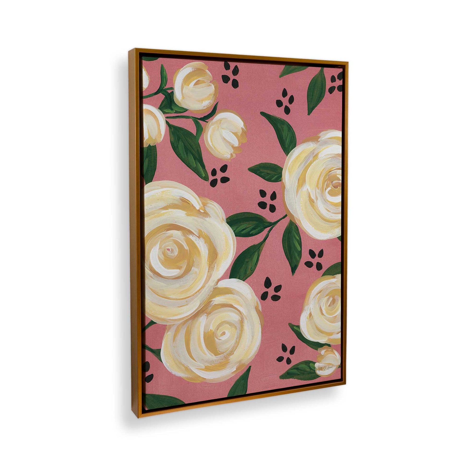 [Color:Polished Gold], Picture of the corner of the art