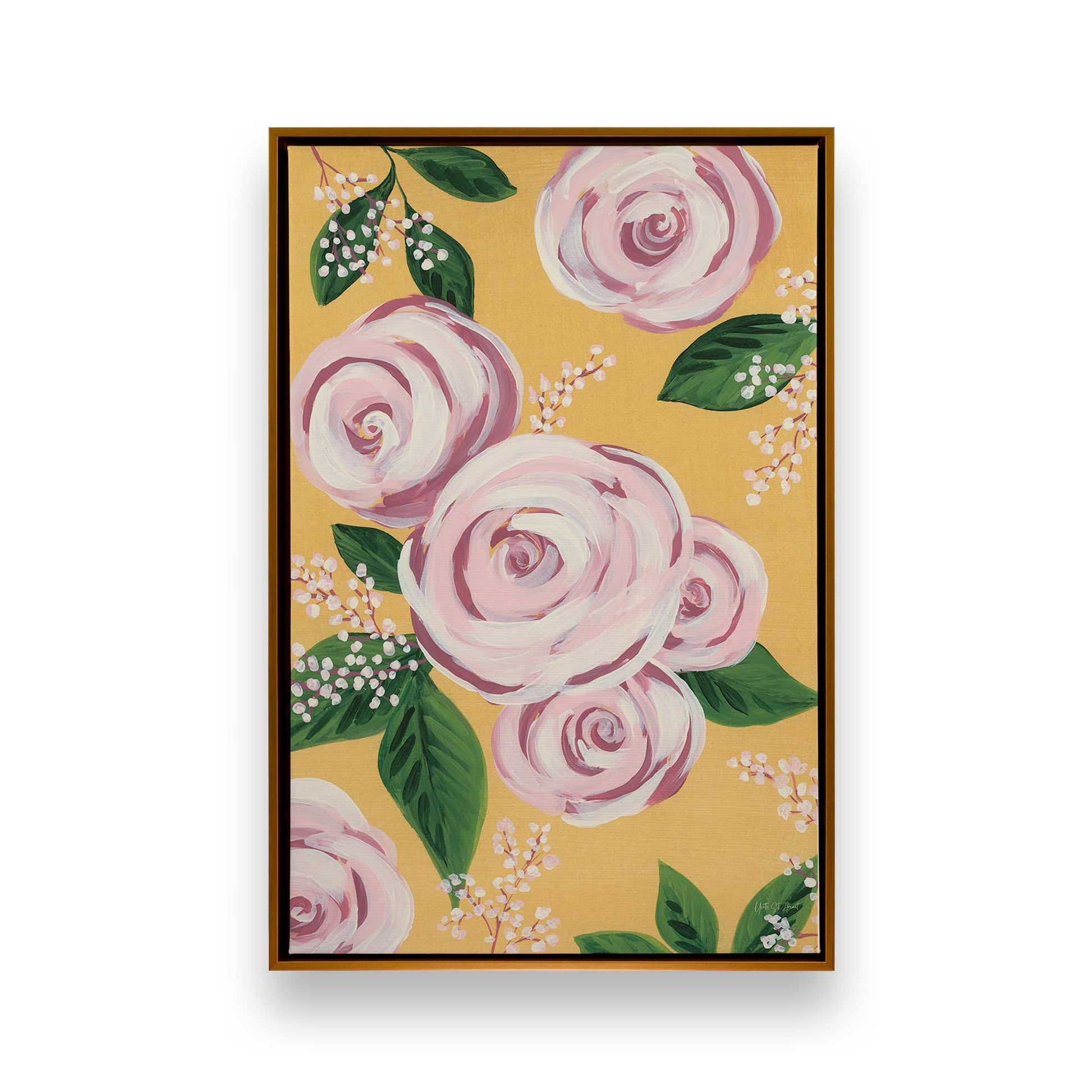 [Color:Polished Gold], Picture of art in a Polished Gold frame