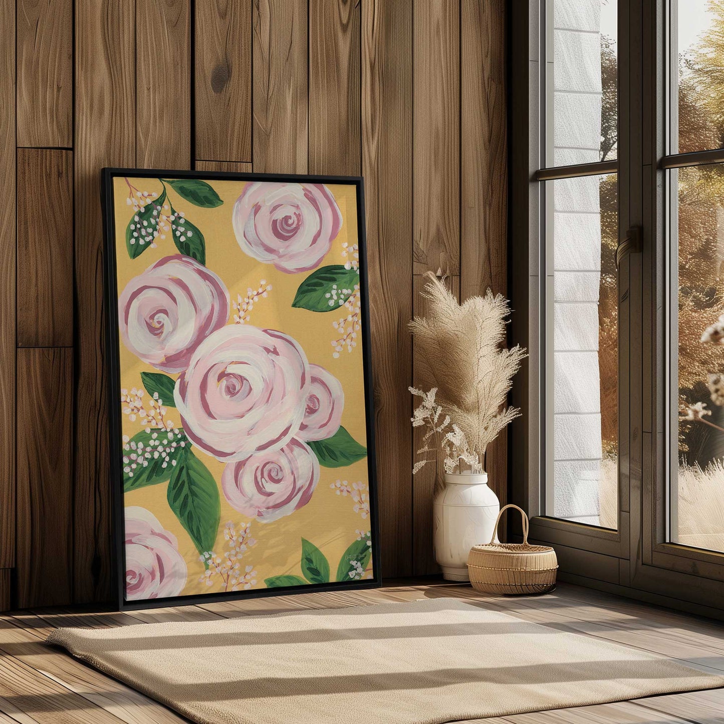 Picture of art in a room