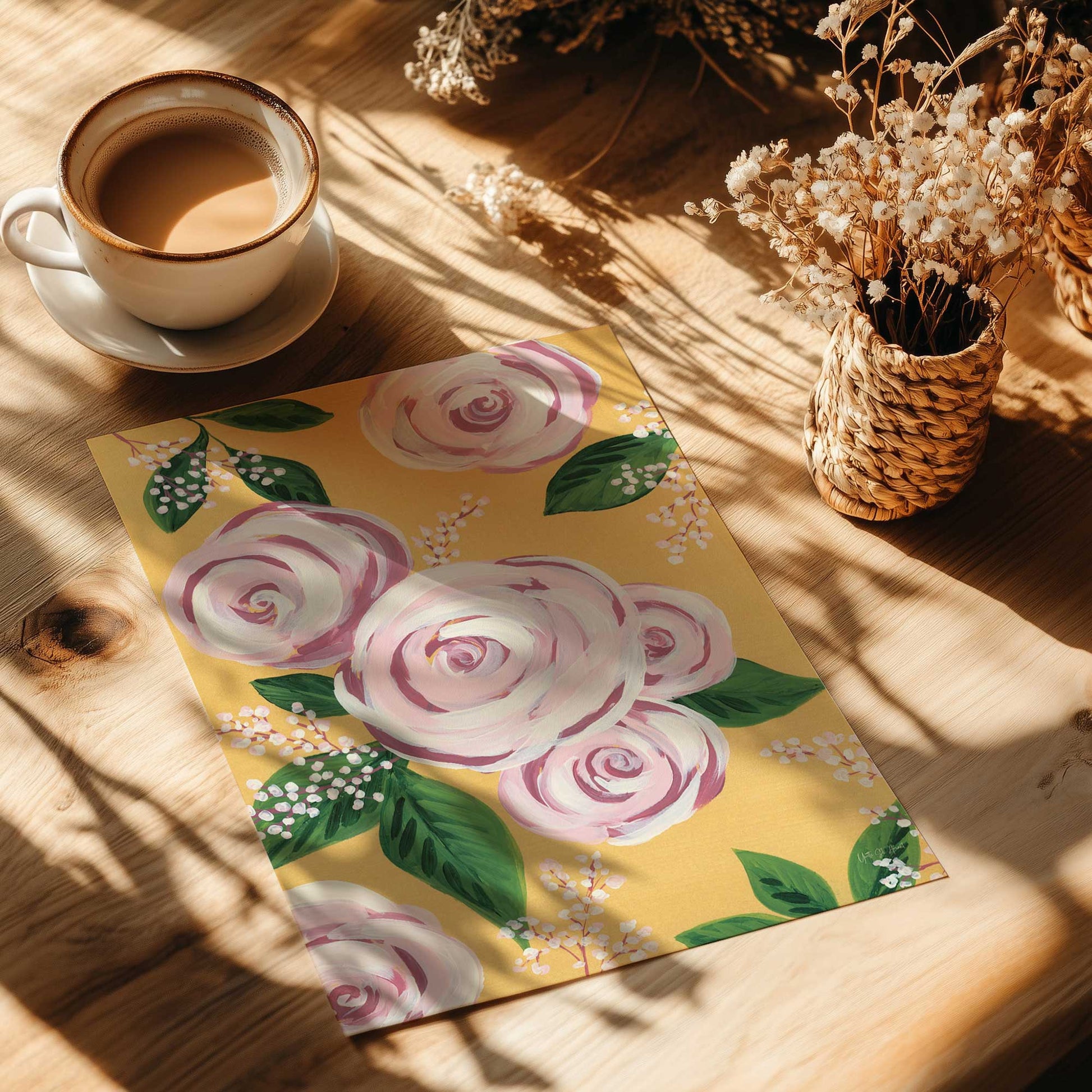 [Color:Rolled Print], Picture of close up of art