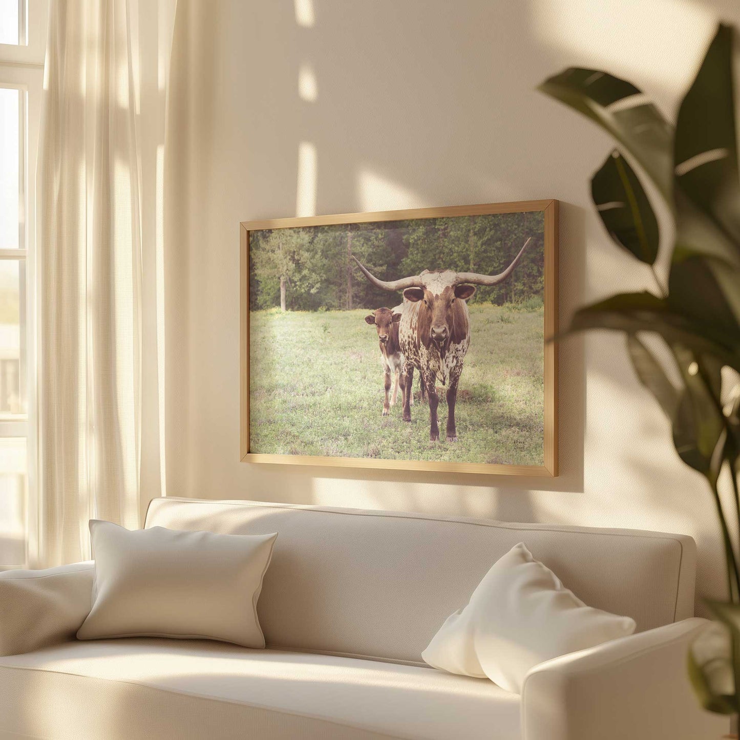 Picture of art in a room