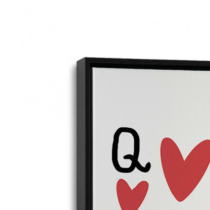 [Color:Satin Black], Picture of art in a Satin Black frame at an angle