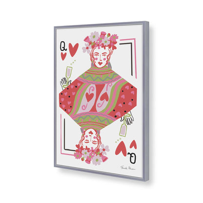 [Color:Polished Chrome], Picture of art in a Polished Chrome frame of the corner