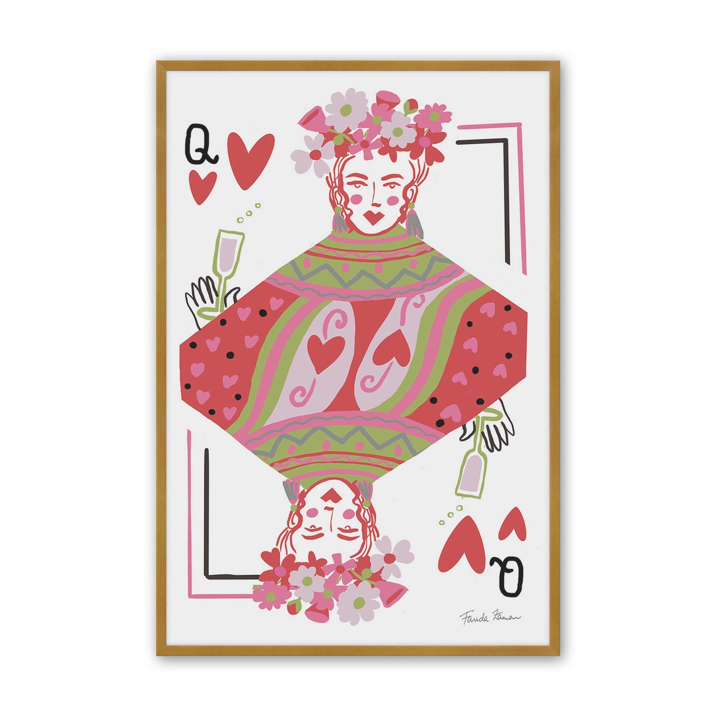 [Color:Polished Gold], Picture of art in a Polished Gold frame