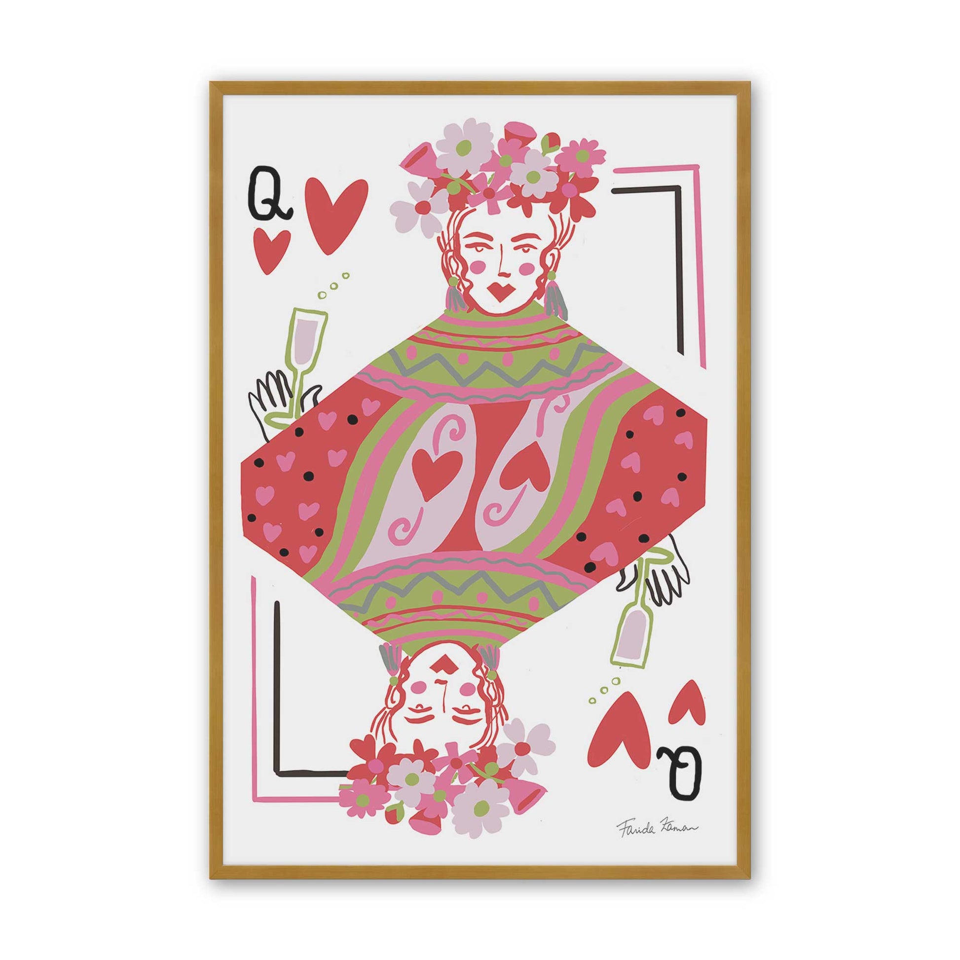 [Color:Polished Gold], Picture of art in a Polished Gold frame