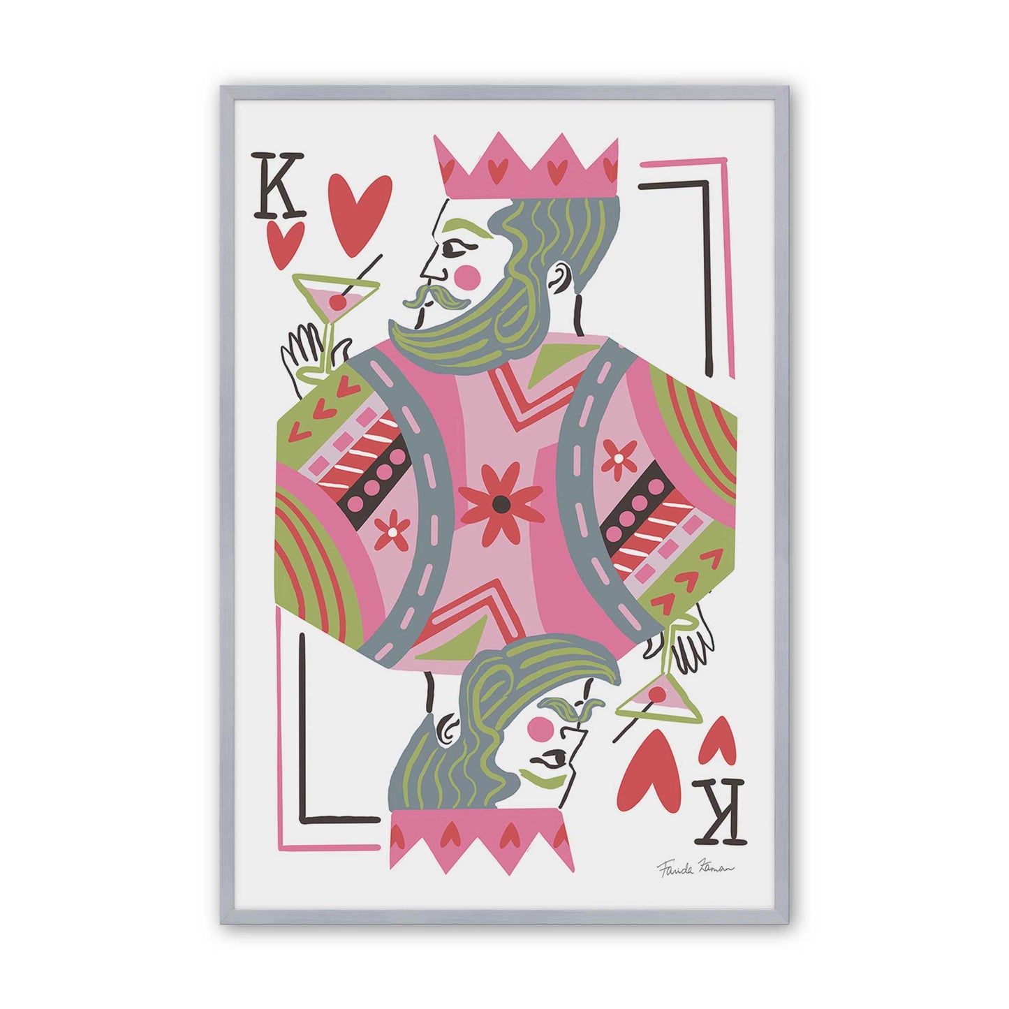 [Color:Polished Chrome], Picture of art in a Polished Chrome frame