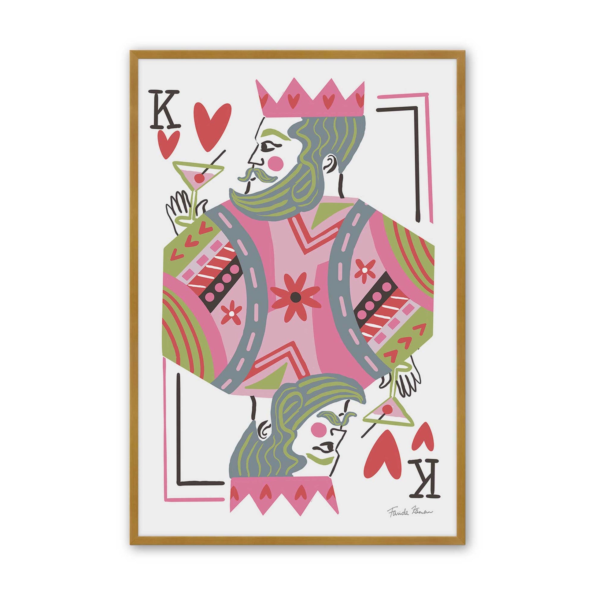 [Color:Polished Gold], Picture of art in a Polished Gold frame