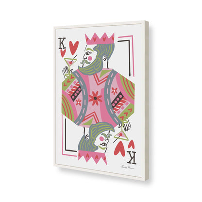 [Color:Opaque White], Picture of art in a Opaque White frame of the corner