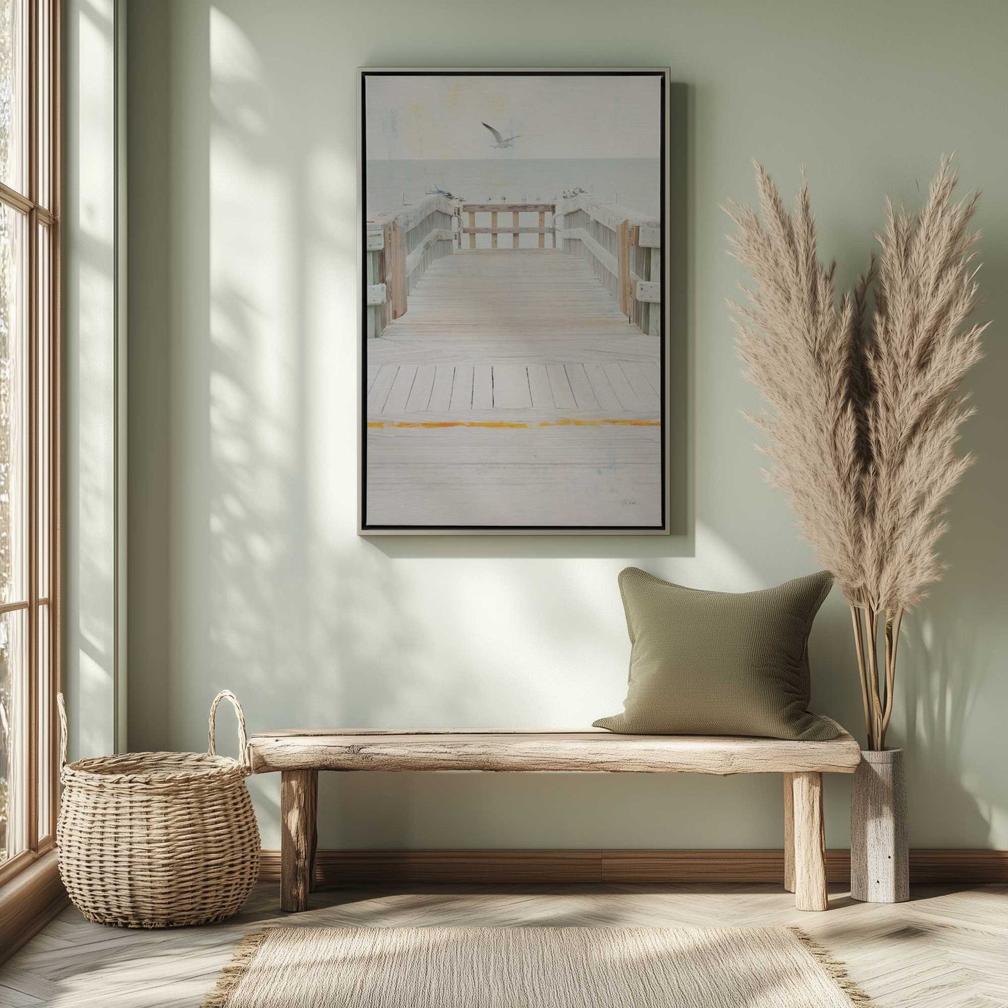 Picture of art in a room