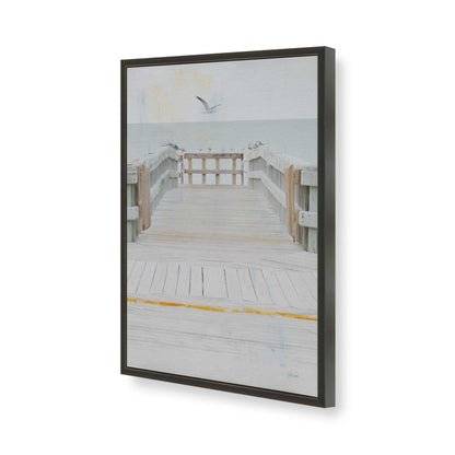 [Color:Satin Black], Picture of art in a Satin Black frame of the corner