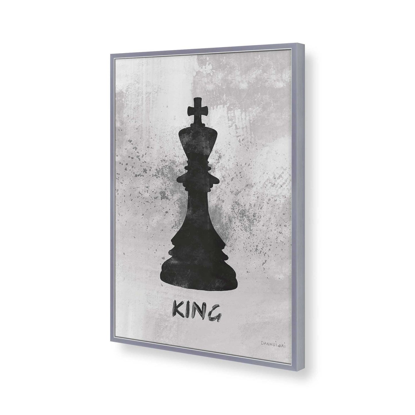 [Color:Polished Chrome], Picture of art in a Polished Chrome frame of the corner