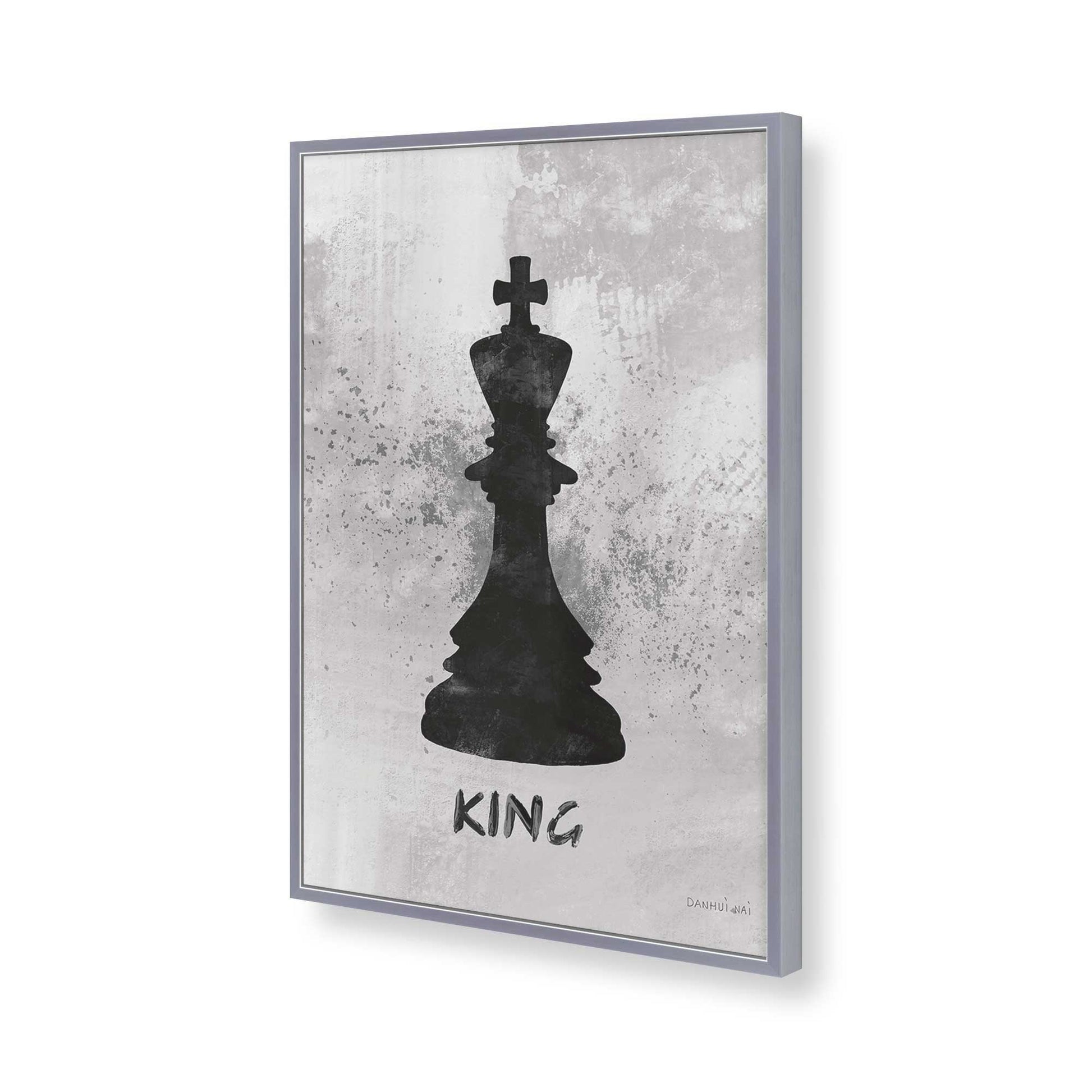 [Color:Polished Chrome], Picture of art in a Polished Chrome frame of the corner