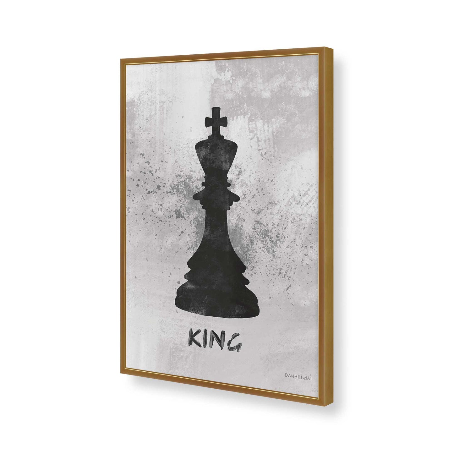 [Color:Polished Gold], Picture of art in a Polished Gold frame of the corner