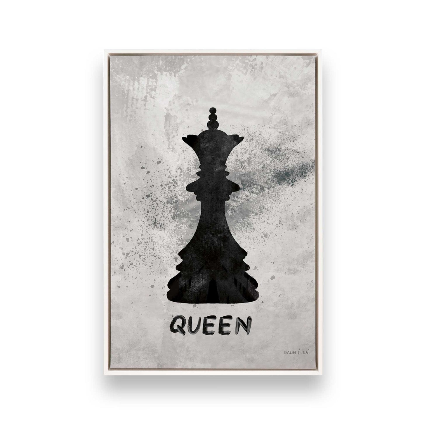 [Color:Opaque White], Picture of art in a White frame