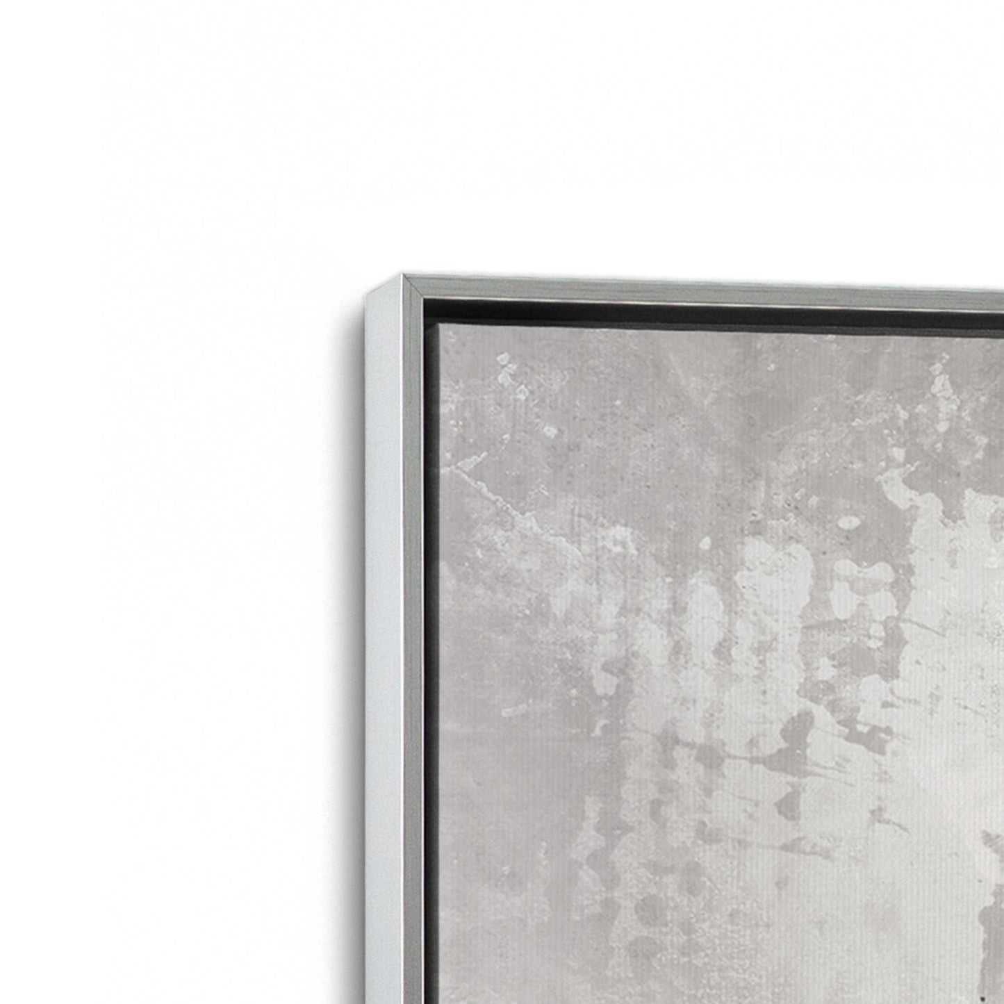 [Color:Polished Chrome], Picture of art in a Polished Chrome frame at an angle