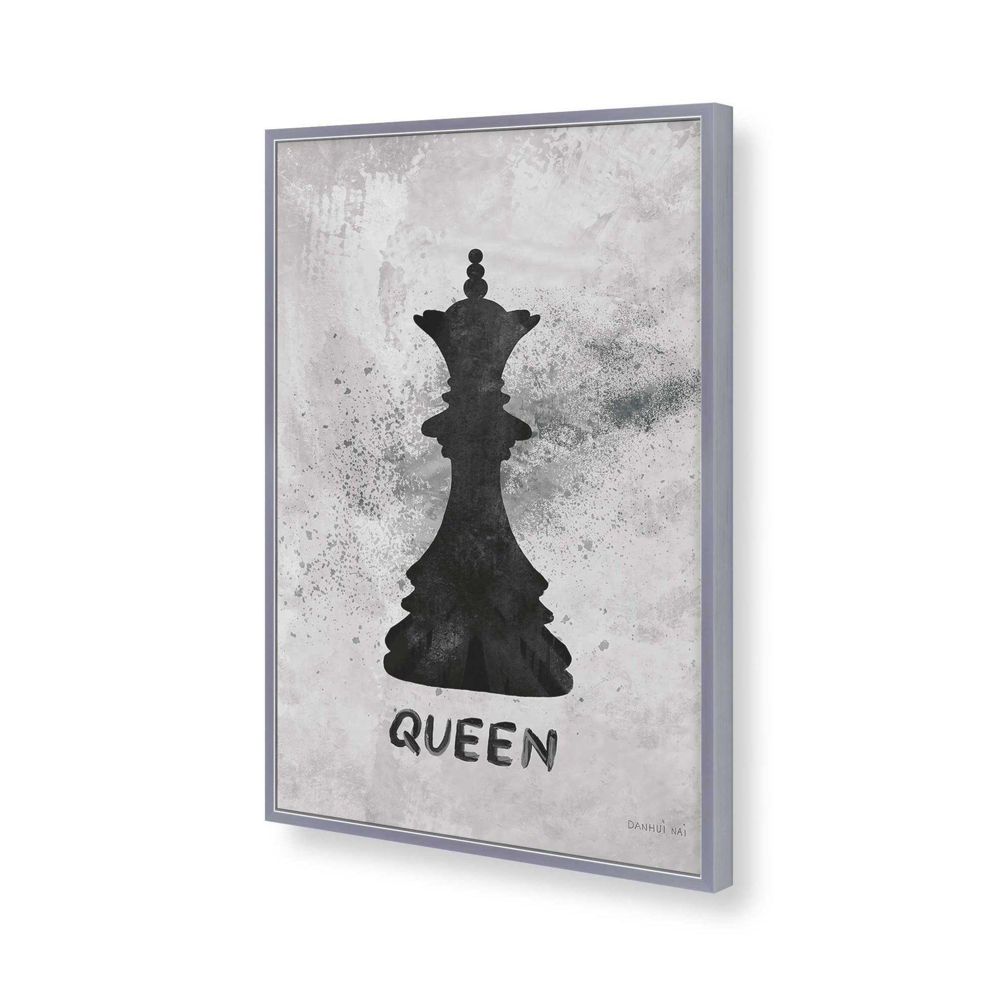 [Color:Polished Chrome], Picture of art in a Polished Chrome frame of the corner