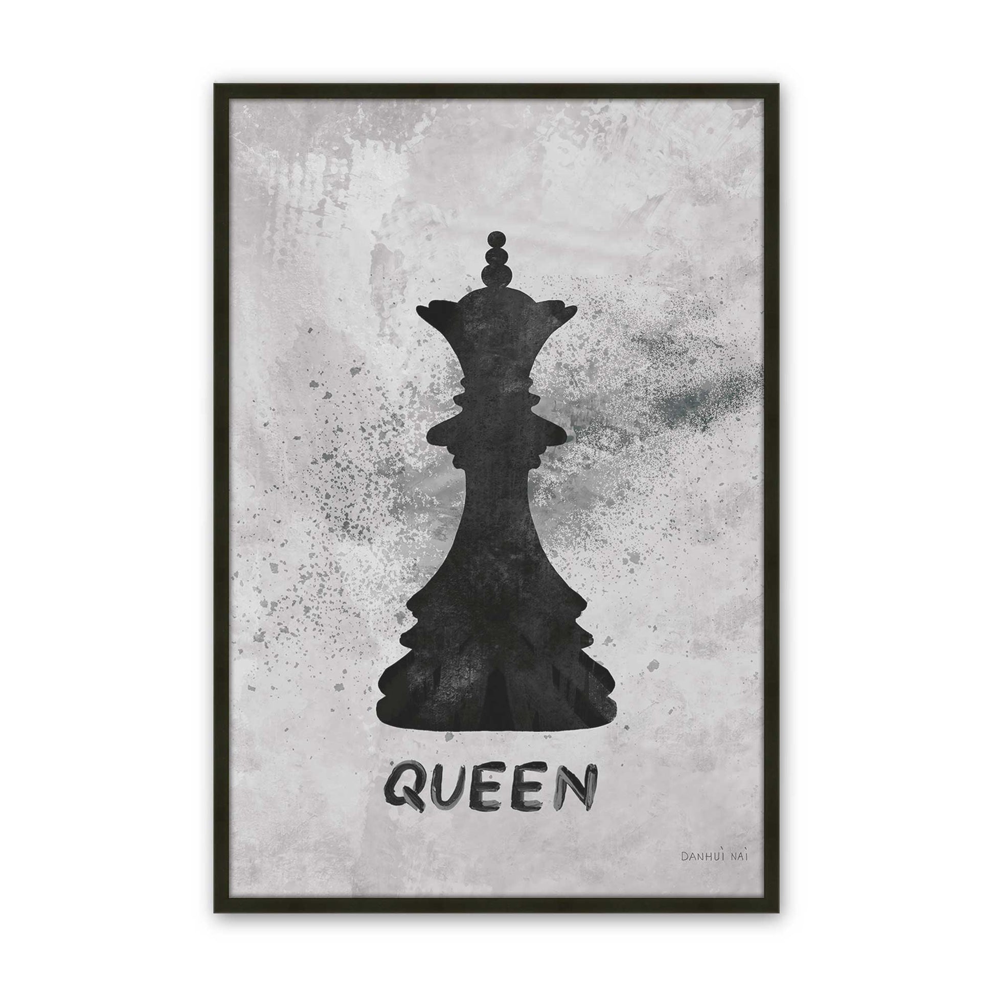 [Color:Satin Black], Picture of art in a Satin Black frame