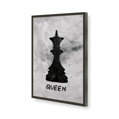 [Color:Satin Black], Picture of art in a Satin Black frame of the corner