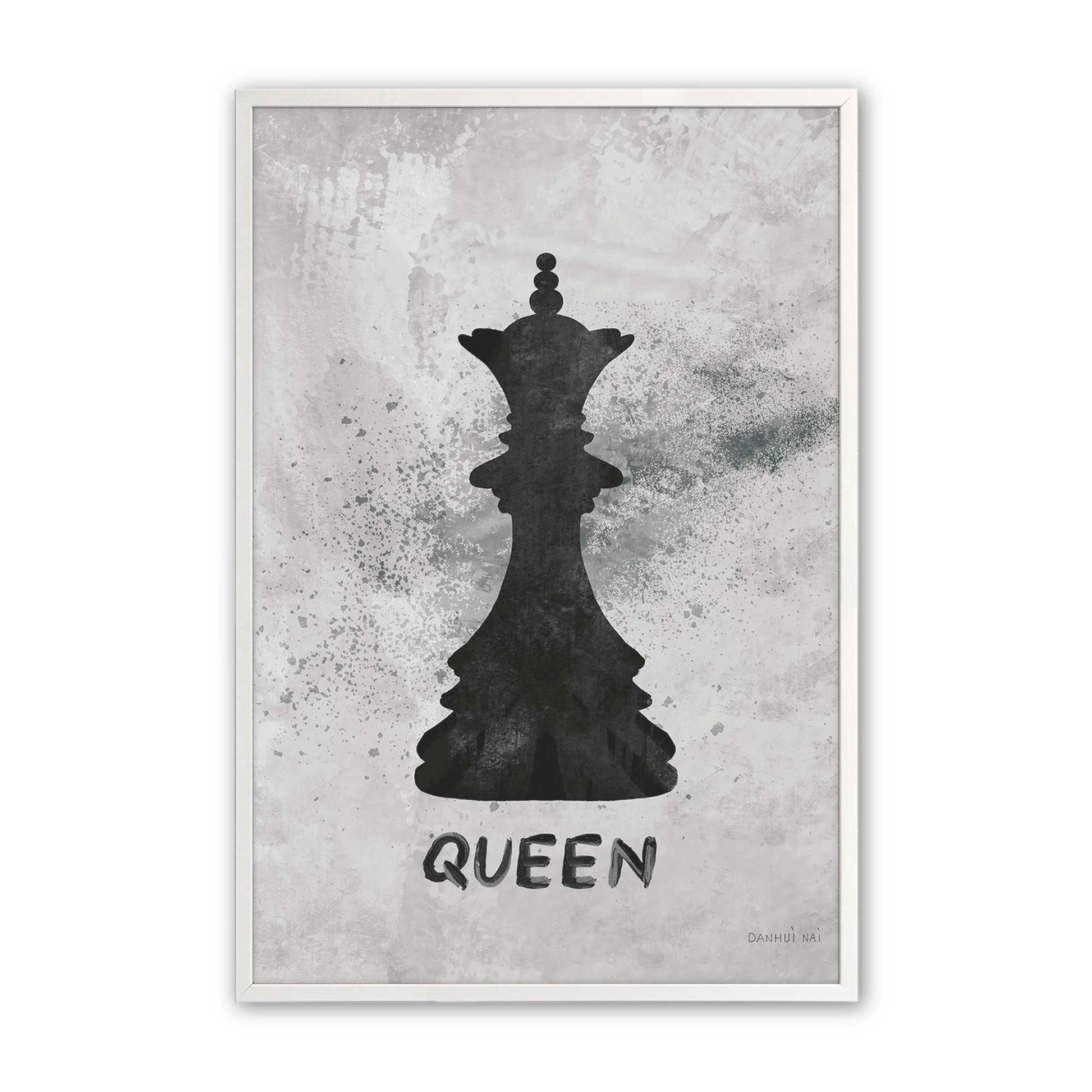 [Color:Opaque White], Picture of art in a Opaque White frame