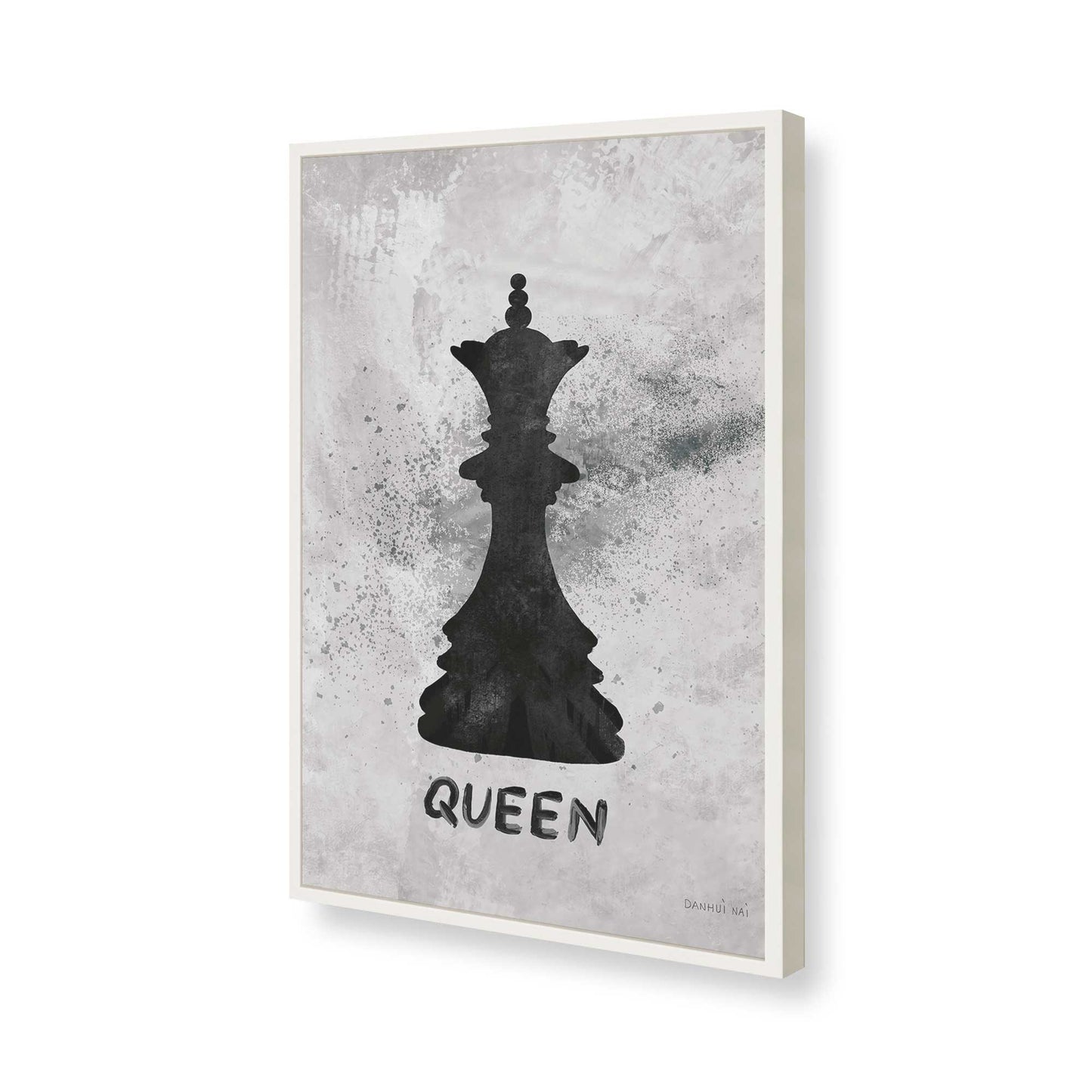 [Color:Opaque White], Picture of art in a Opaque White frame of the corner