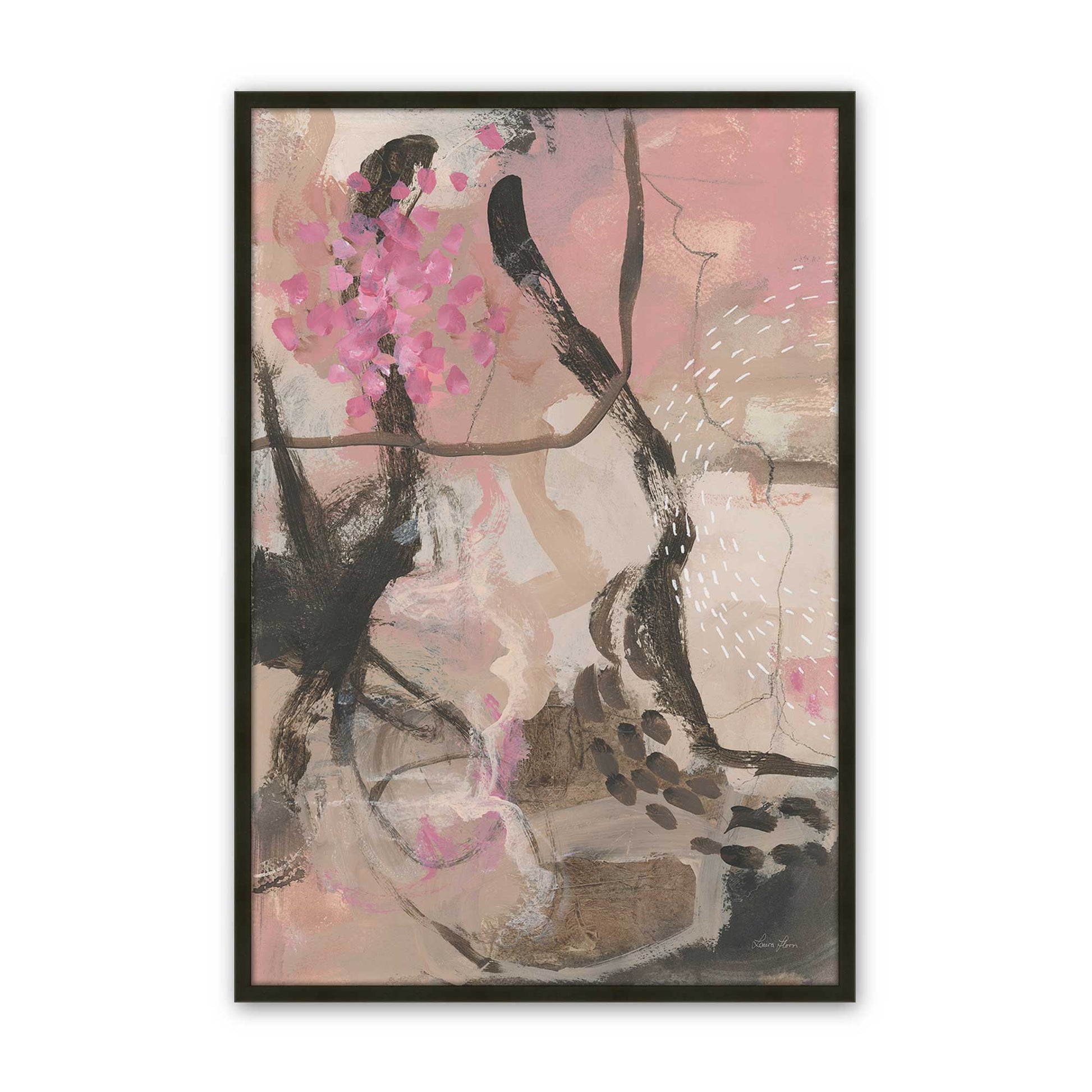 [Color:Satin Black], Picture of art in a Satin Black frame