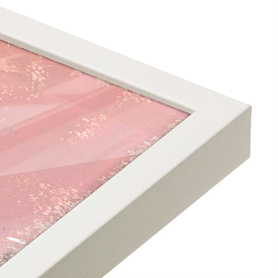 [Color:Opaque White], Picture of art in a Opaque White frame at an angle