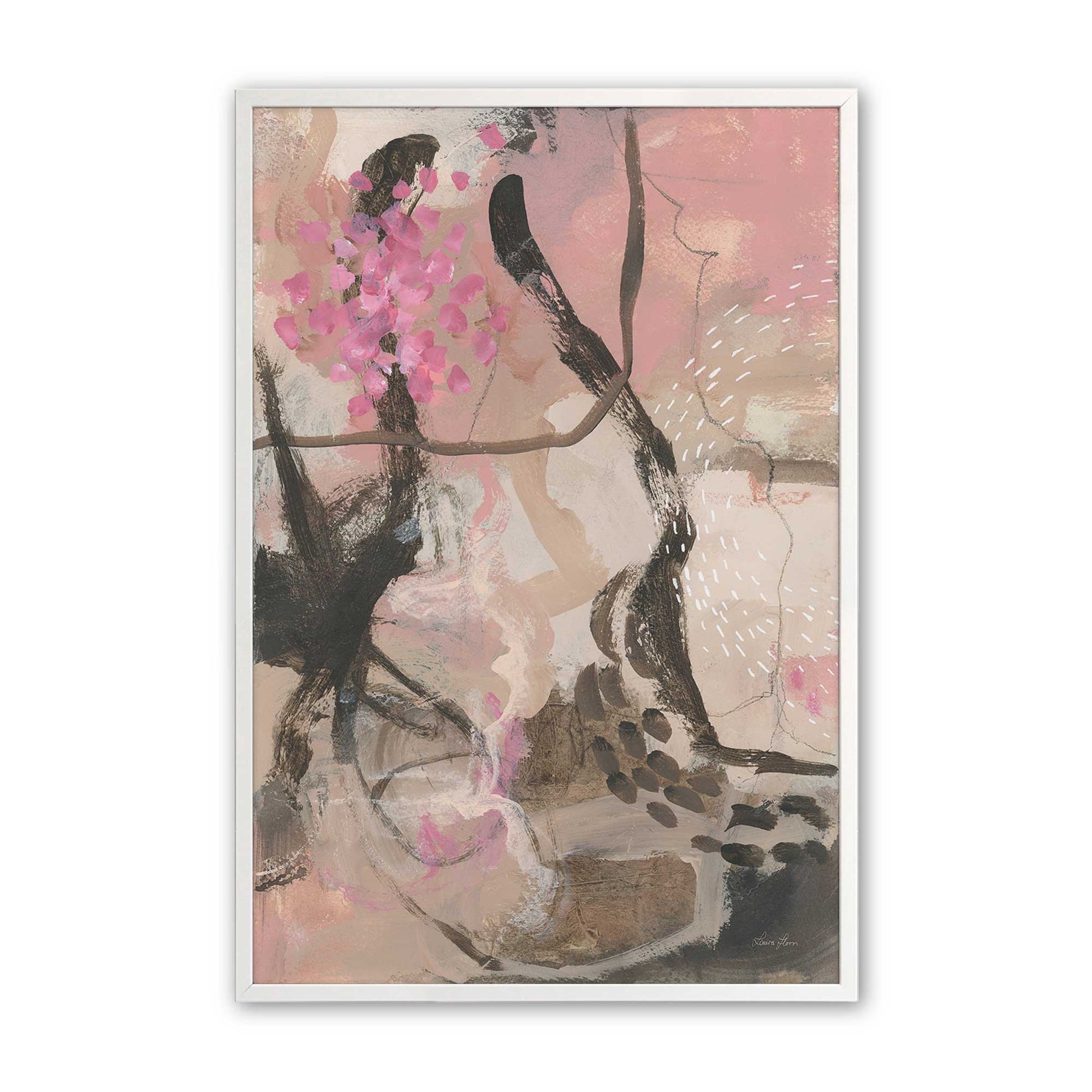 [Color:Opaque White], Picture of art in a Opaque White frame