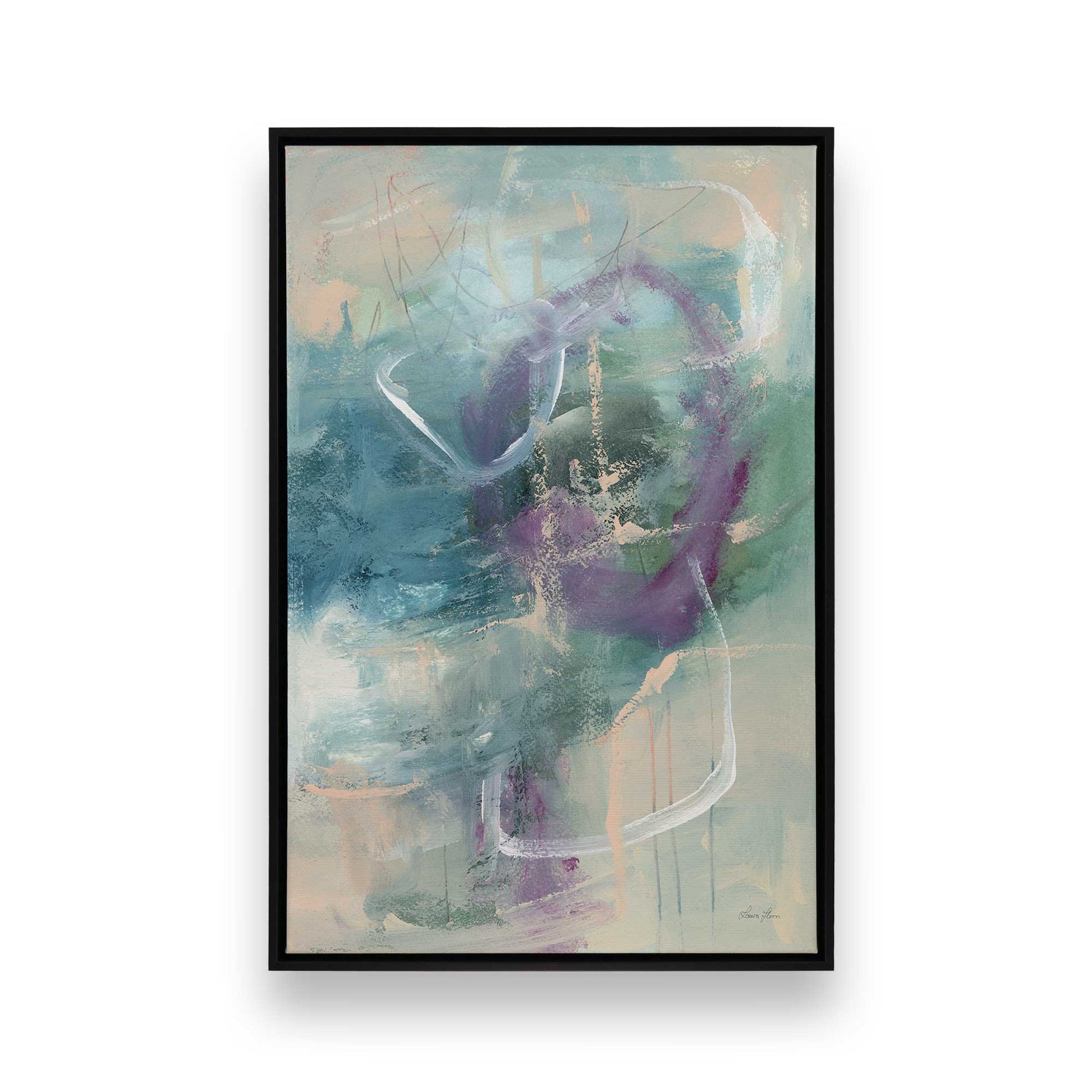 [Color:Satin Black], Picture of art in a Satin Black frame