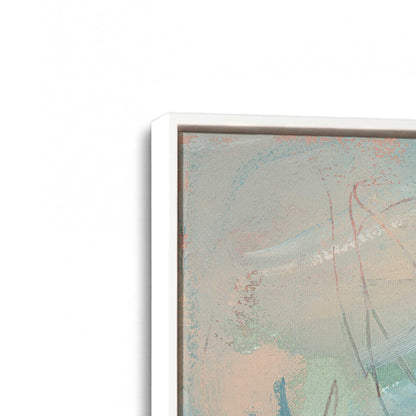 [Color:Opaque White], Picture of art in a White frame at an angle