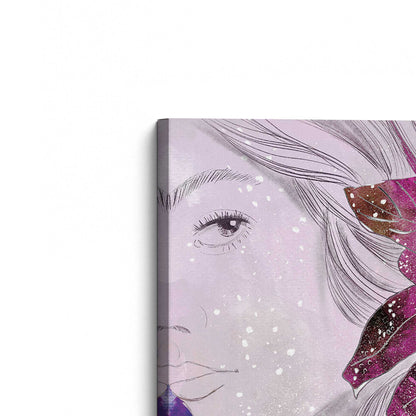 [Color:Stretched Canvas], Picture of the corner of the art