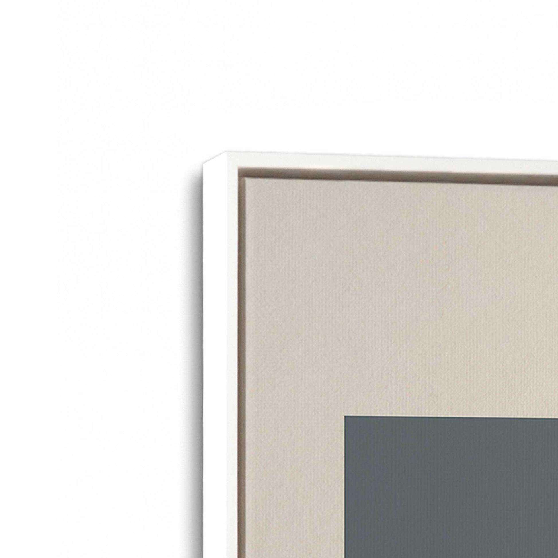 [Color:Opaque White], Picture of art in a White frame at an angle