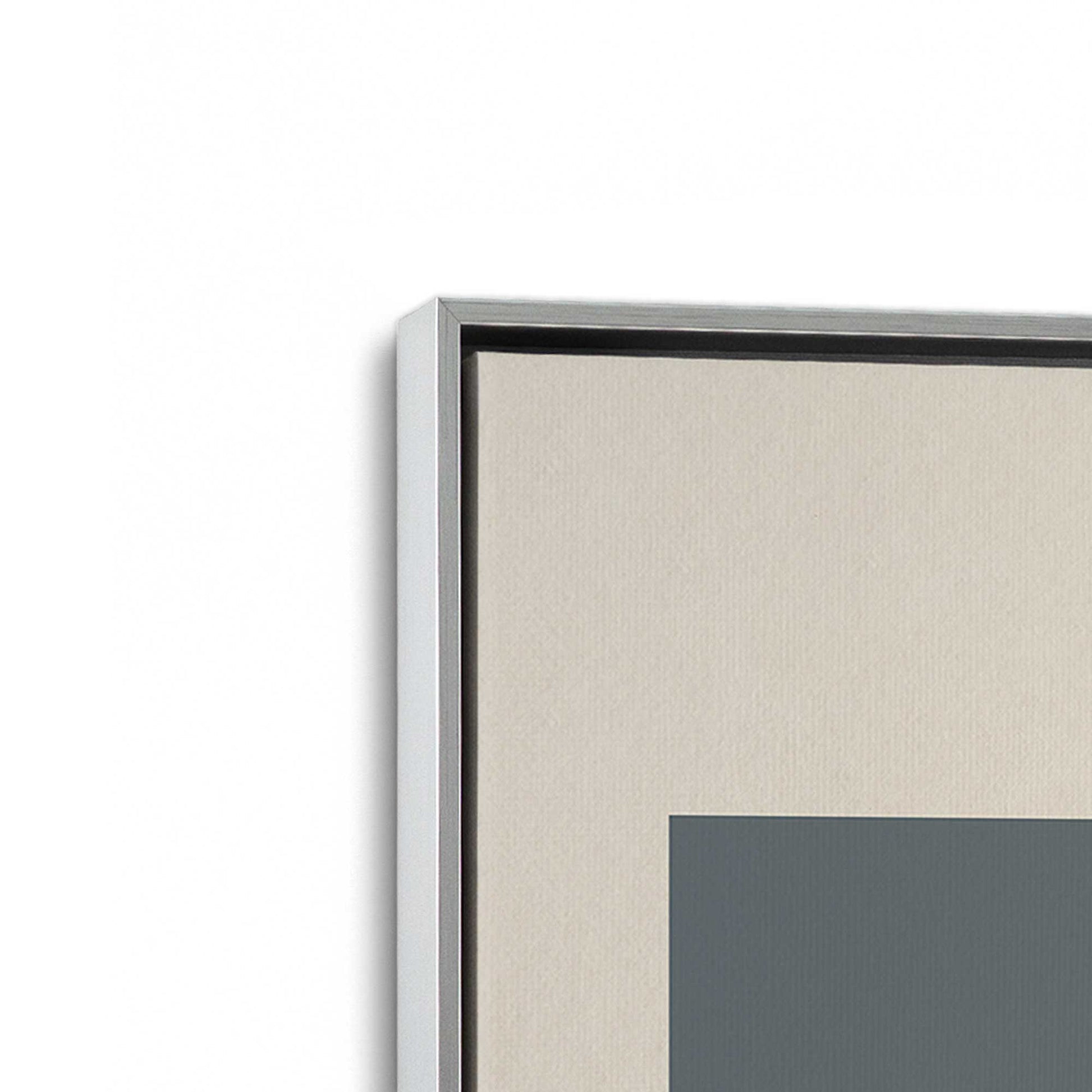 [Color:Polished Chrome], Picture of art in a Polished Chrome frame at an angle