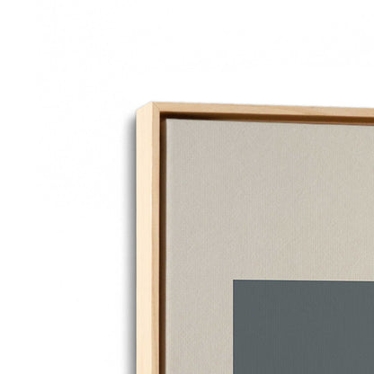 [Color:American Maple], Picture of art in a American Maple frame at an angle