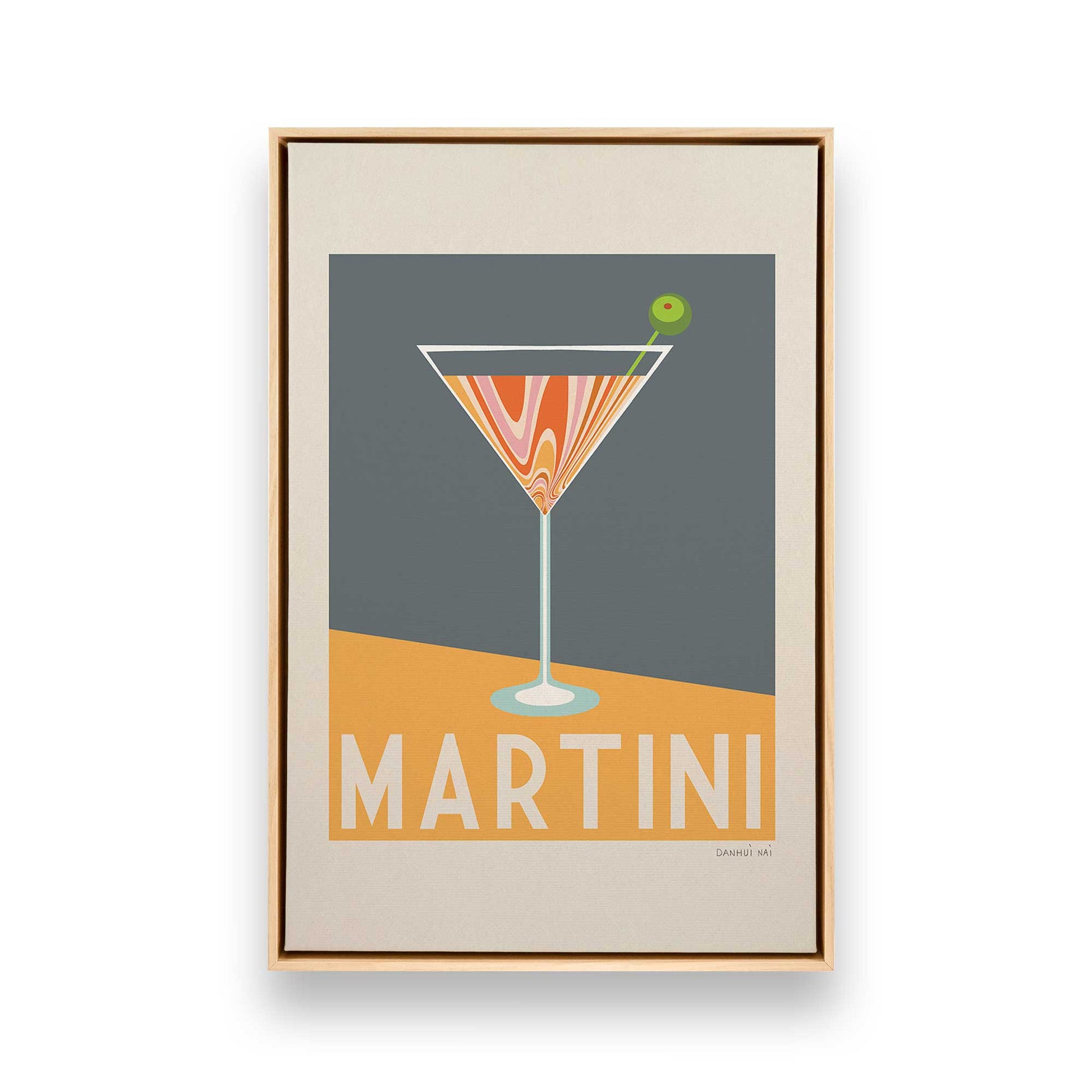 [Color:American Maple], Picture of art in a American Maple frame