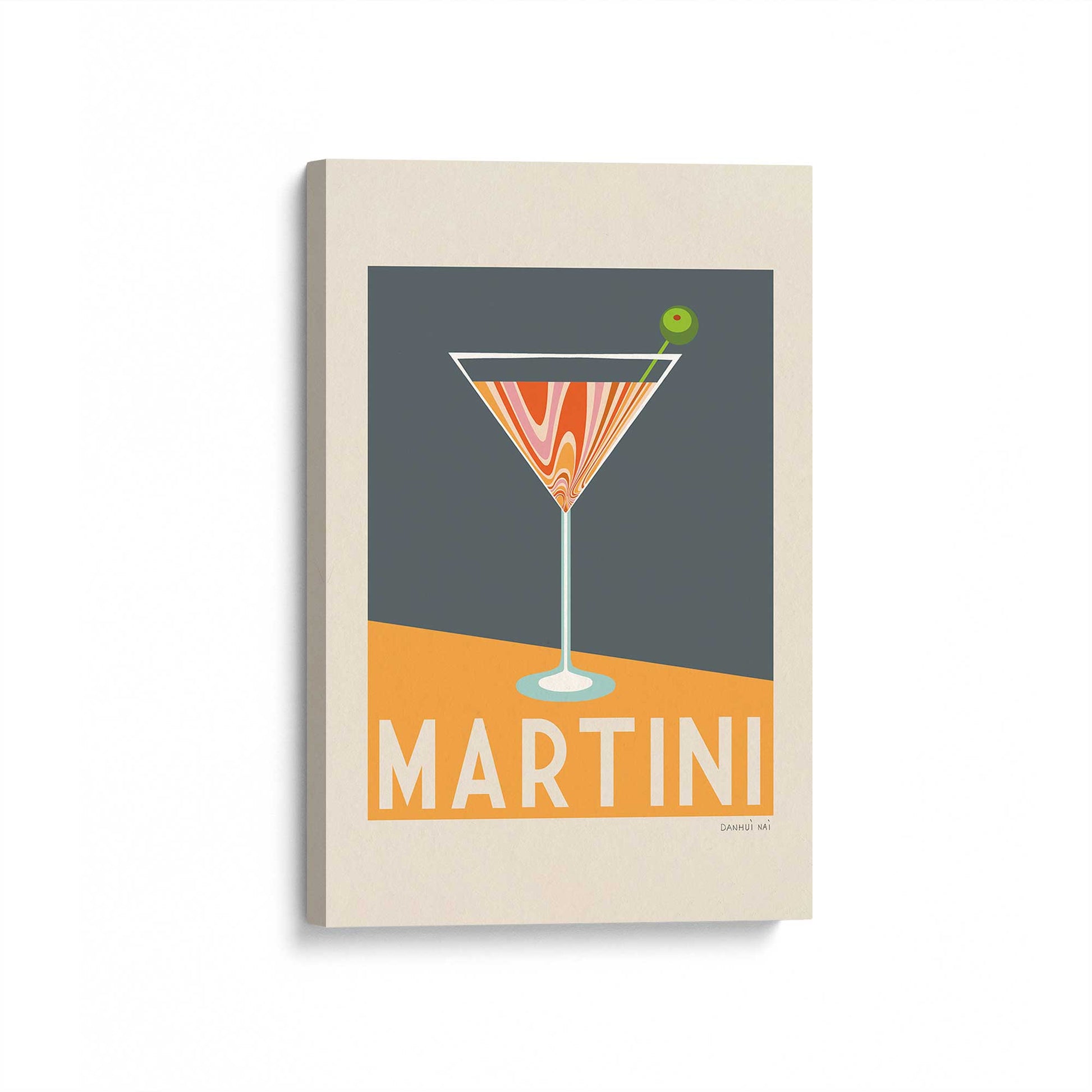 [Color:Stretched Canvas], Picture of art at an angle