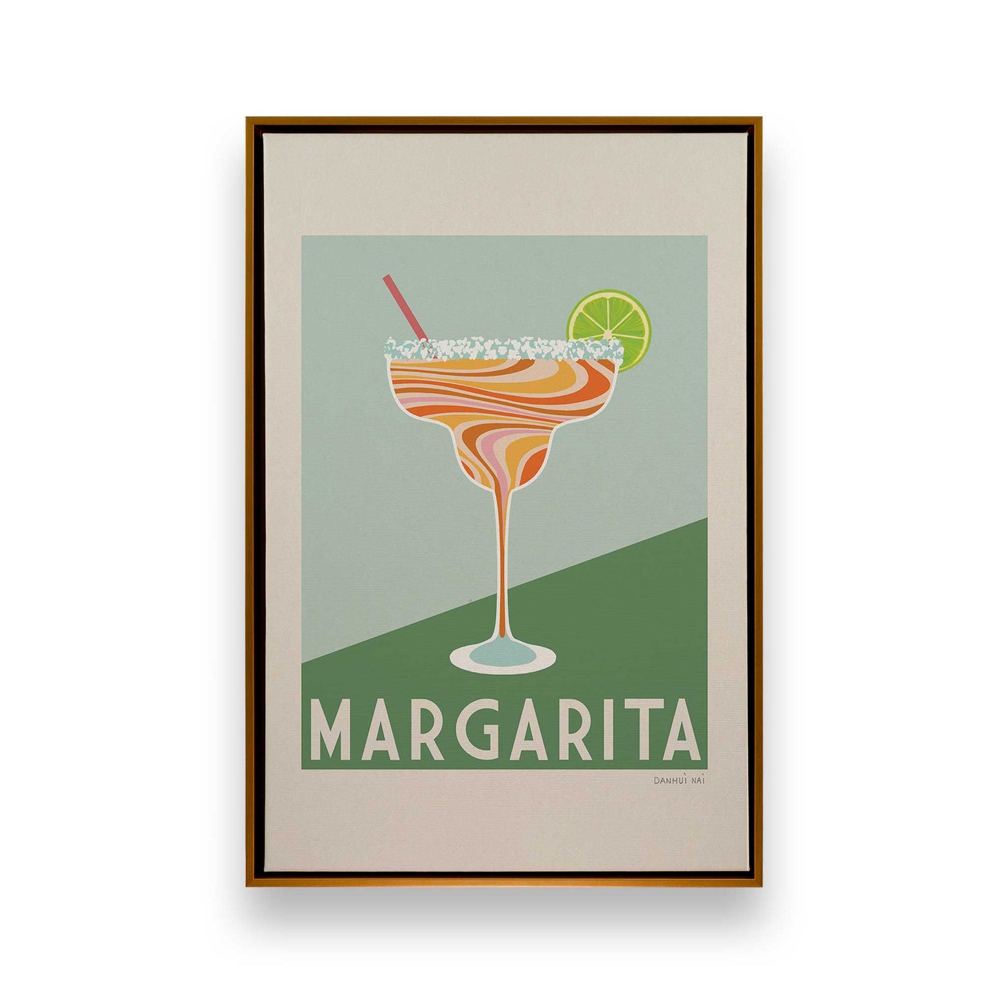 [Color:Polished Gold], Picture of art in a Polished Gold frame