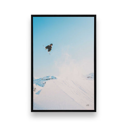 [Color:Satin Black], Picture of art in a Satin Black frame