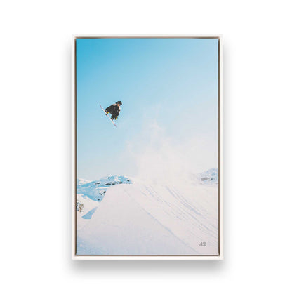 [Color:Opaque White], Picture of art in a White frame