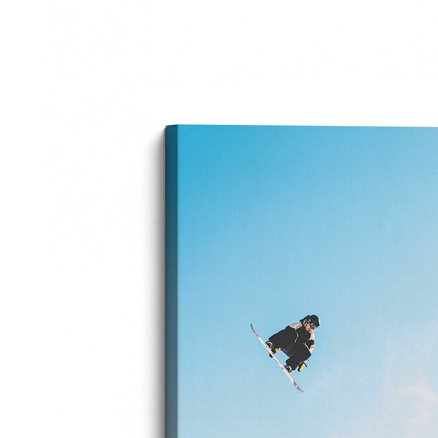 [Color:Stretched Canvas], Picture of the corner of the art