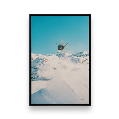 [Color:Satin Black], Picture of art in a Satin Black frame