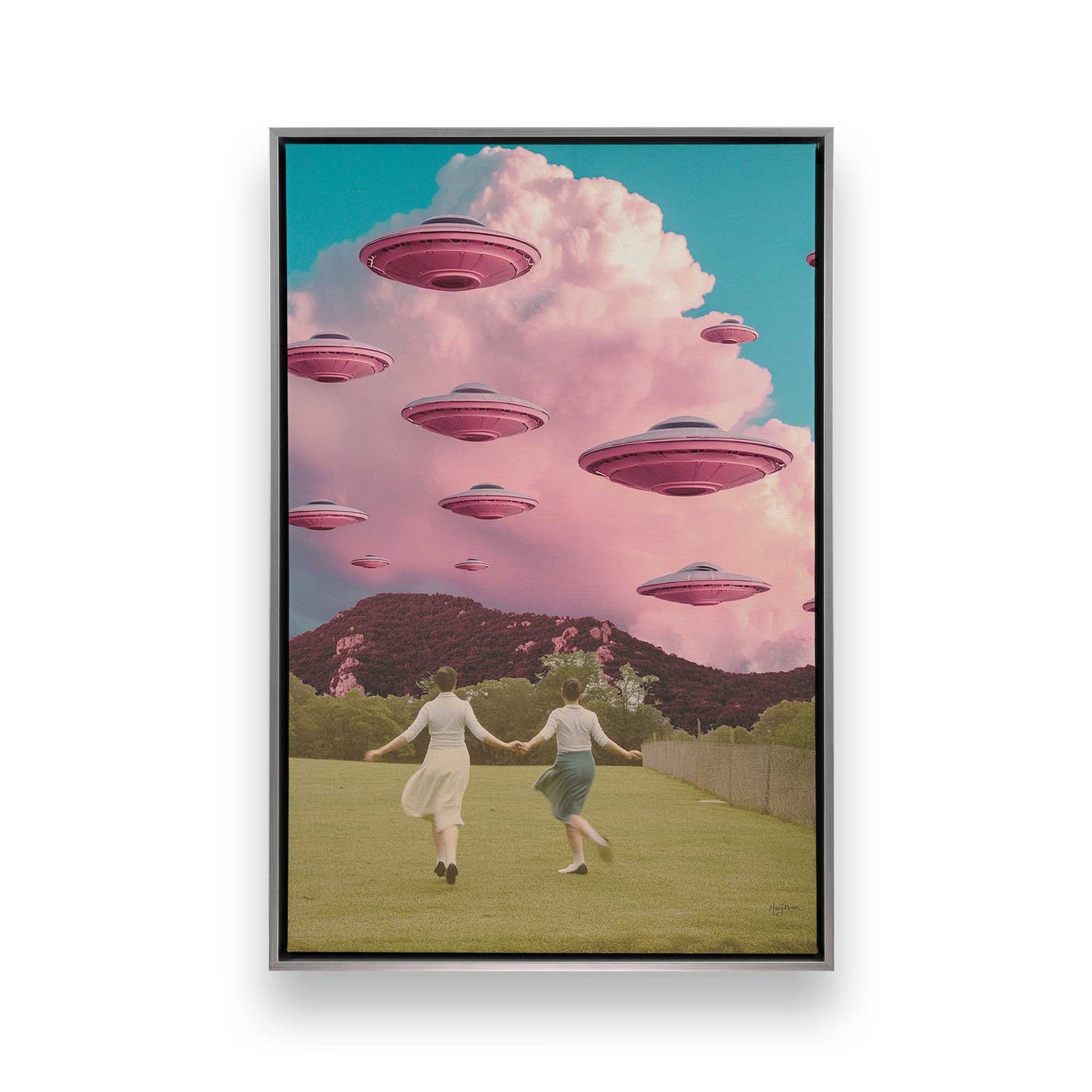 [Color:Polished Chrome], Picture of art in a Polished Chrome frame