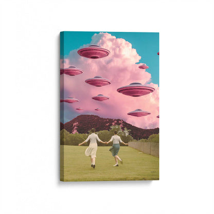 [Color:Stretched Canvas], Picture of art at an angle