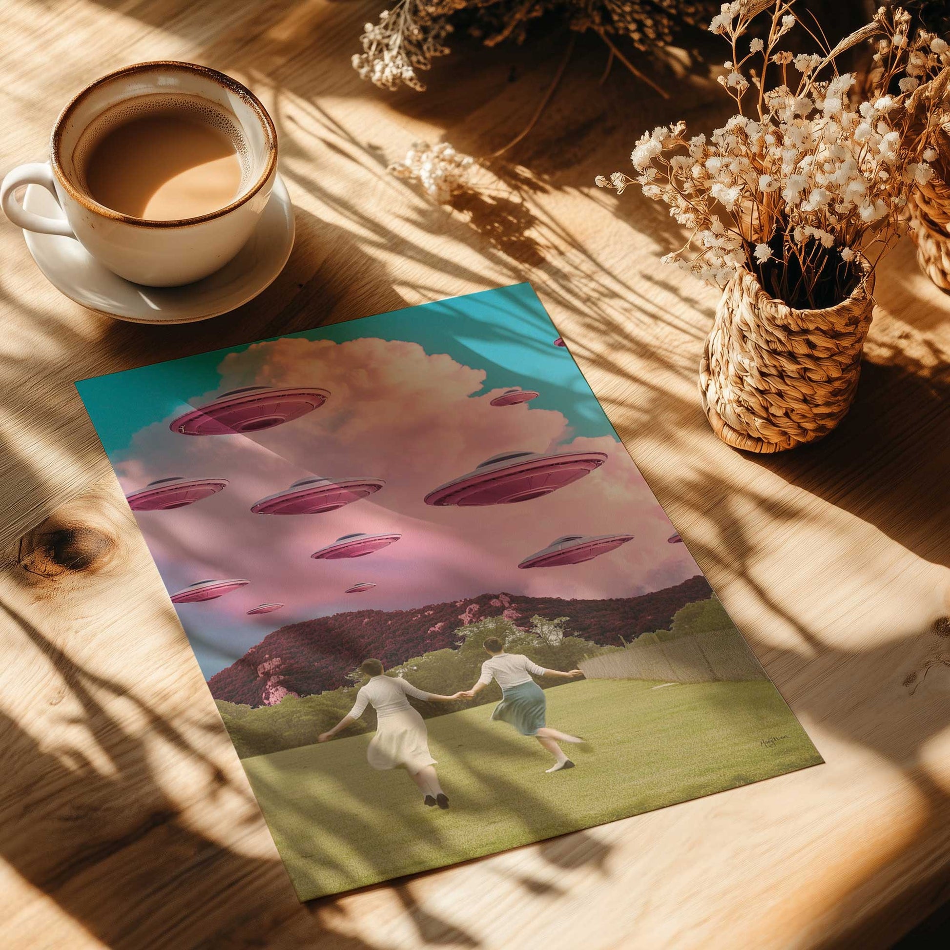 [Color:Rolled Print], Picture of close up of art