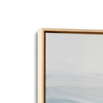 [Color:American Maple], Picture of art in a American Maple frame at an angle