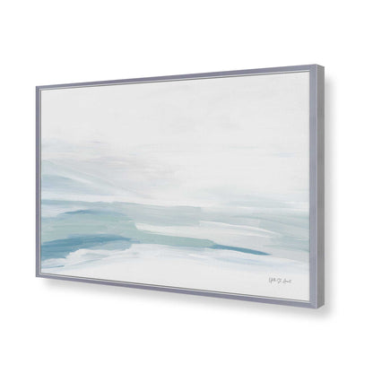 [Color:Polished Chrome], Picture of art in a Polished Chrome frame of the corner