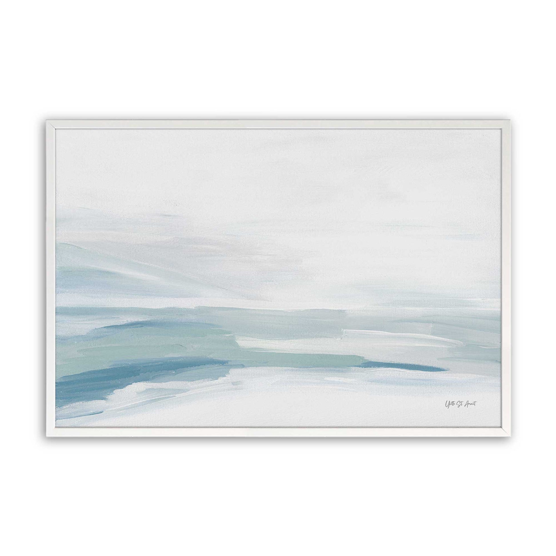 [Color:Opaque White], Picture of art in a Opaque White frame