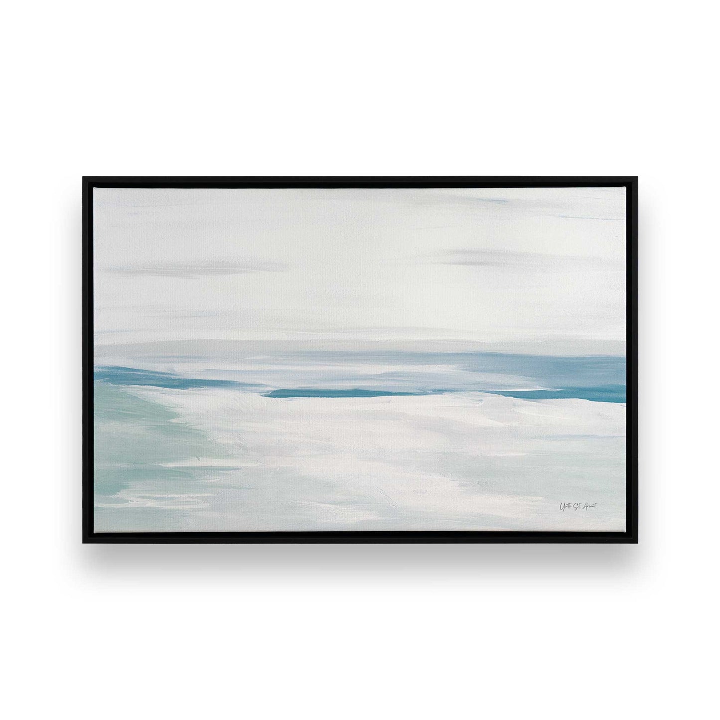 [Color:Satin Black], Picture of art in a Satin Black frame