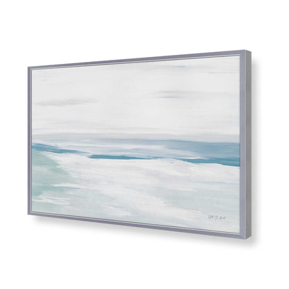 [Color:Polished Chrome], Picture of art in a Polished Chrome frame of the corner